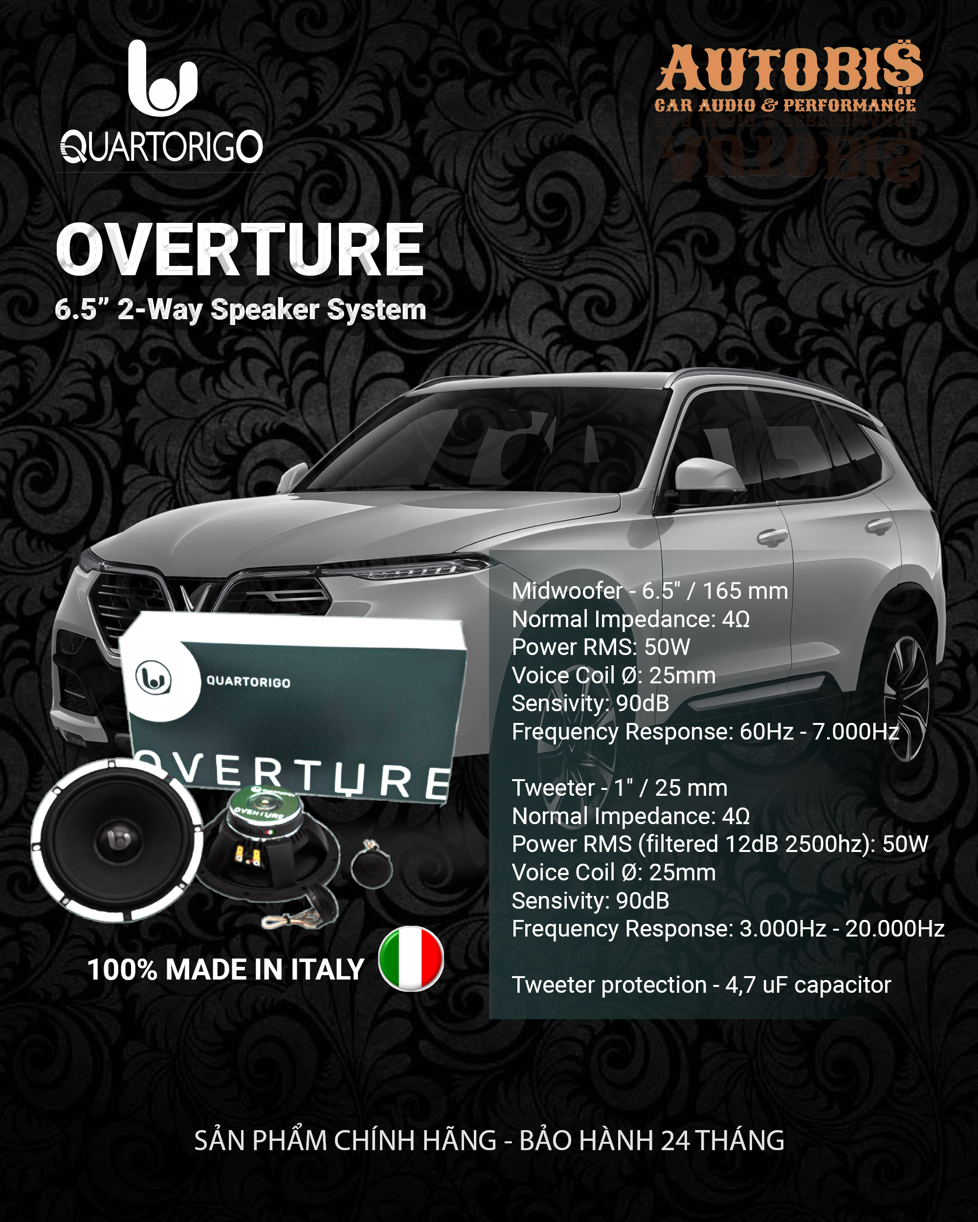 Nâng tầm trải nghiệm âm thanh khi nâng cấp Loa Quartorigo Overture trên  Honda CR-V | AUTOBIS - AmThanhXeHoi.com
